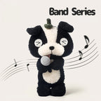 Cute Guitar Dog Stuffed Animal Band Series Plush Toy