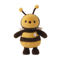 Cute Fuzzy Honey Bee Plush Toy