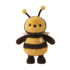Cute Fuzzy Honey Bee Plush Toy