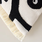 Cute Cartoon Coal Ball Plush Throw Pillow & Long Lumbar Pillow