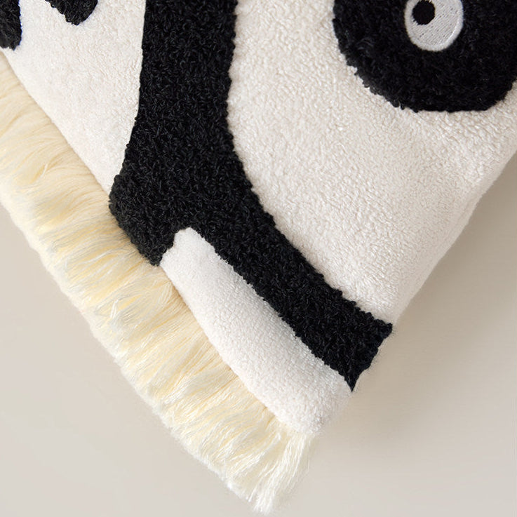 Cute Cartoon Coal Ball Plush Throw Pillow & Long Lumbar Pillow