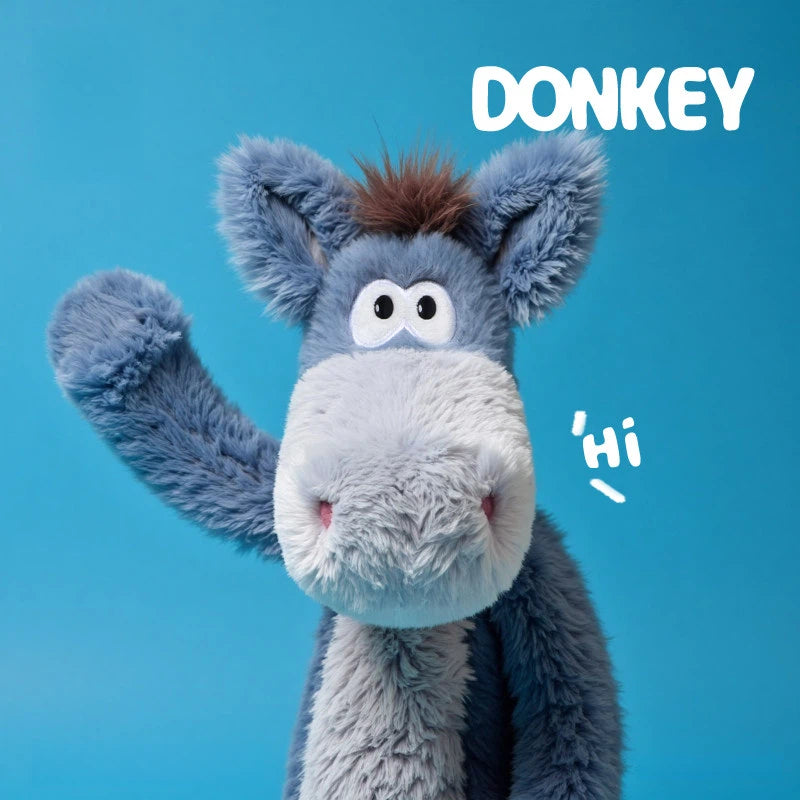 Randy Little Blue Donkey Plush Toy