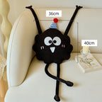 Cute Black Coal Ball Odd-Shaped Plush Throw Pillow