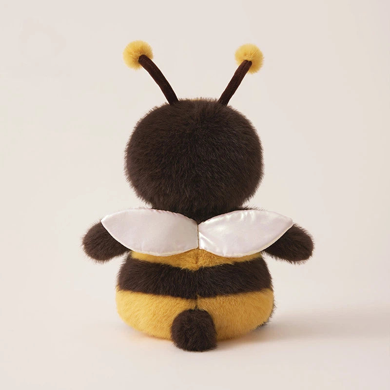 Cute Fuzzy Honey Bee Plush Toy