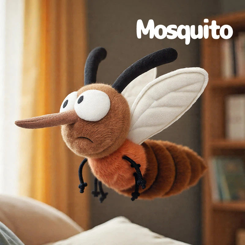 Quirky Mosquito Plush Toy Funny Stuffed Insect Doll Gift