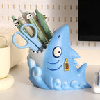 Funny Shark Pen Holder Desk Organizer, Cute Shark Pencil Holder
