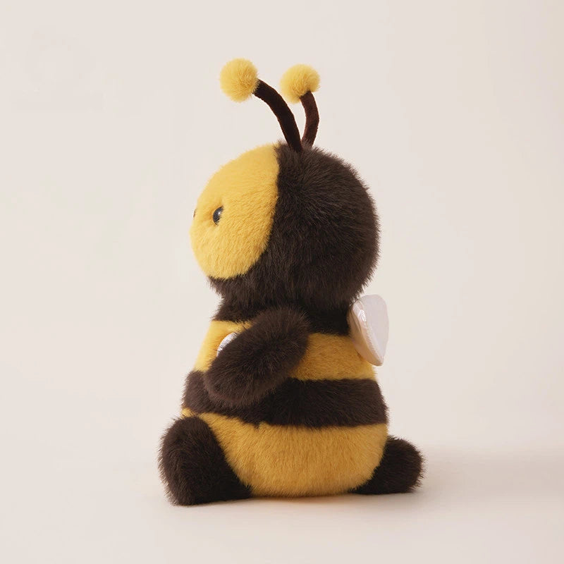Cute Fuzzy Honey Bee Plush Toy
