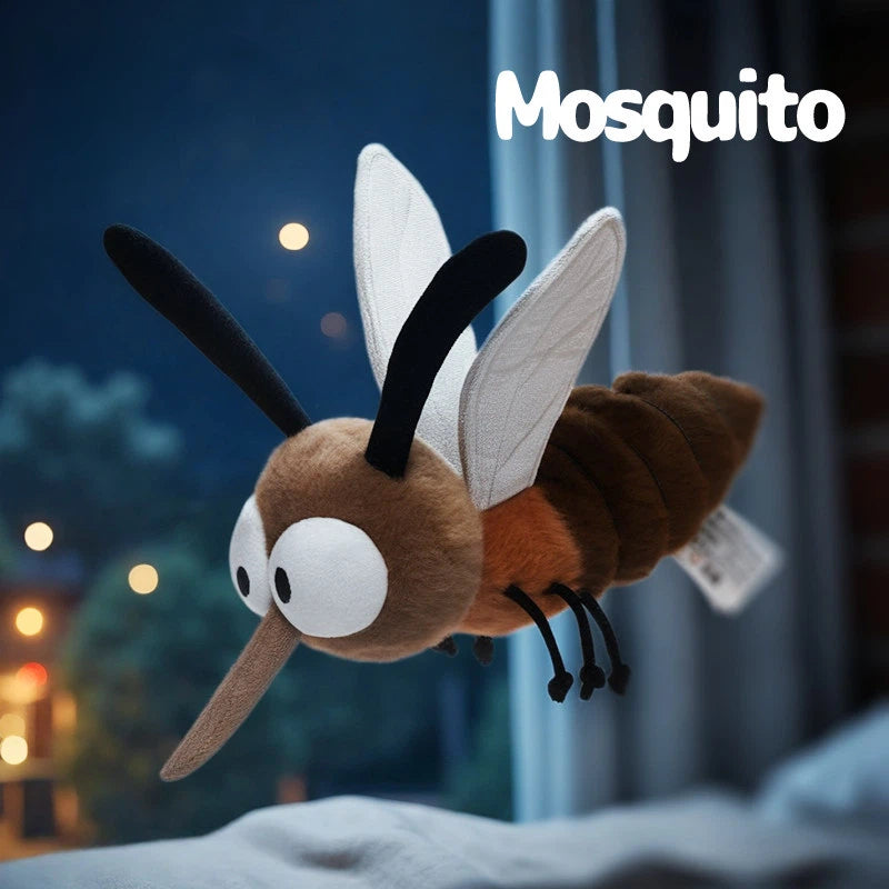 Quirky Mosquito Plush Toy Funny Stuffed Insect Doll Gift