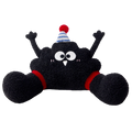 Cute Cartoon Black Coal Ball Shaped Lumbar Pillow