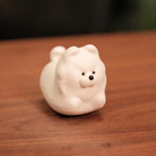 Handmade Cute Samoyed Dog Figurine