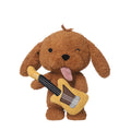 Cute Guitar Dog Stuffed Animal Band Series Plush Toy