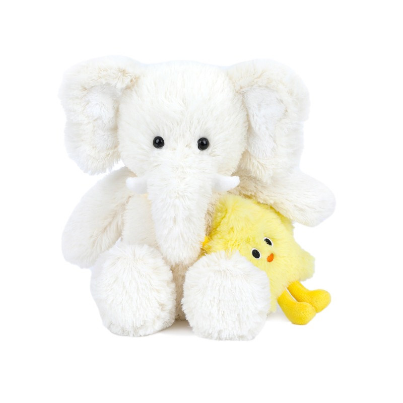 Adorable Elephant Plush with Star Bag