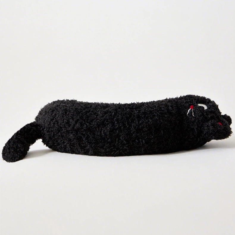Creative Cute Black Cat U-Shaped Neck Pillow
