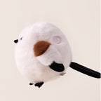 Fluffy White Tit Plush Toy