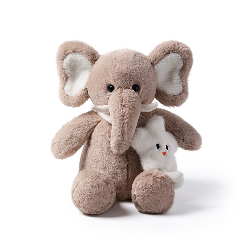 Adorable Elephant Plush with Star Bag