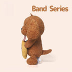 Cute Guitar Dog Stuffed Animal Band Series Plush Toy