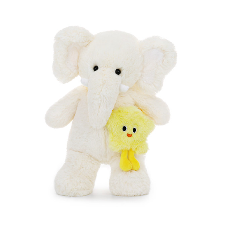 Adorable Elephant Plush with Star Bag