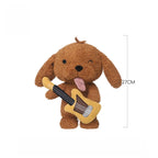 Cute Guitar Dog Stuffed Animal Band Series Plush Toy