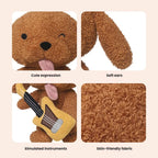 Cute Guitar Dog Stuffed Animal Band Series Plush Toy