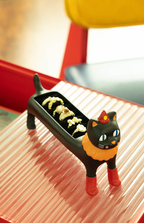 Circus Cat Ring Holder, Cute Resin Jewelry Organizer for Desk