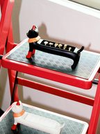Circus Cat Ring Holder, Cute Resin Jewelry Organizer for Desk