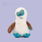 Blue-footed Booby Mini Plush Keychain, OEKO-TEX Certified Bag Charm