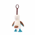Blue-footed Booby Mini Plush Keychain, OEKO-TEX Certified Bag Charm