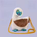 Blue-footed Booby Plush Crossbody Bag