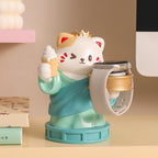 Calico Cat Watch Charger Stand, Cute Resin Desk Decor