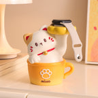 Calico Cat Watch Charger Stand, Cute Resin Desk Decor