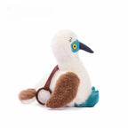 Blue-footed Booby Plush Keychain, Cute Soft Bag Charm for Backpacks