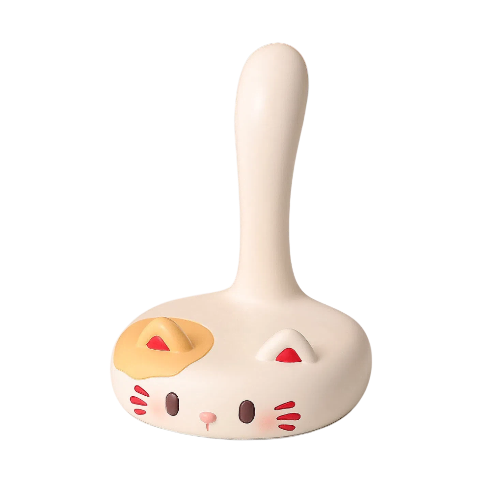 Cute Calico Cat Phone Stand, Kawaii Desk Accessory & Decor for Cat Lovers