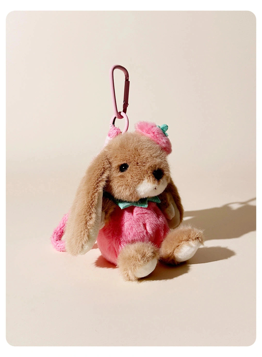 Berry Bunny Strawberry Bag Charm - product image 12 showing the strawberry bunny bag charm