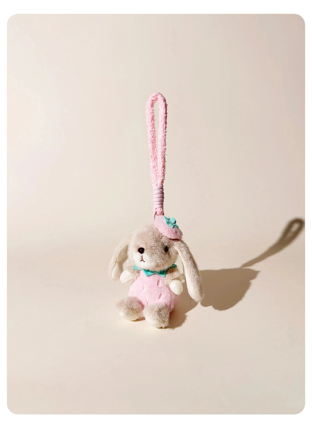Berry Bunny Strawberry Bag Charm - product image 16 showing the strawberry bunny bag charm
