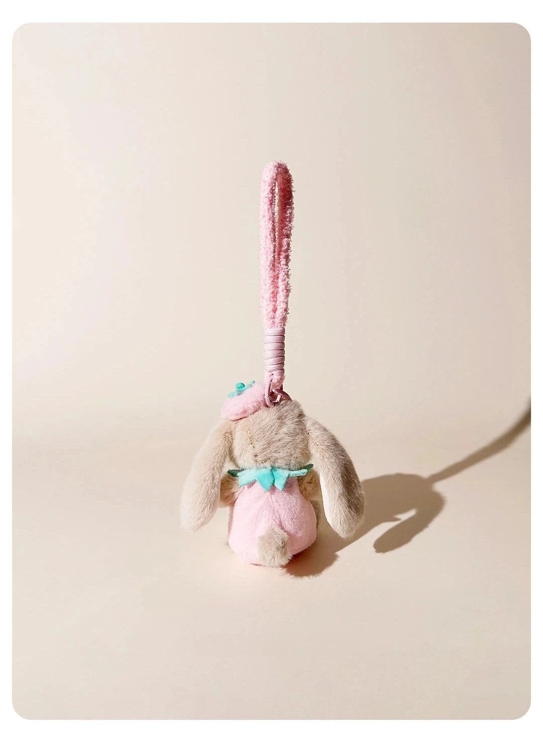 Berry Bunny Strawberry Bag Charm - product image 17 showing the strawberry bunny bag charm