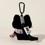 Gentleman Black Cat Bag Charm - product image 6 showing the black cat bag charm