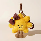 Sunflower Smile Plush Bag Charm - product image 1 showing the sunflower character bag charm