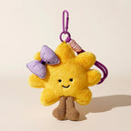 Sunflower Smile Plush Bag Charm - product image 5 showing the sunflower character bag charm