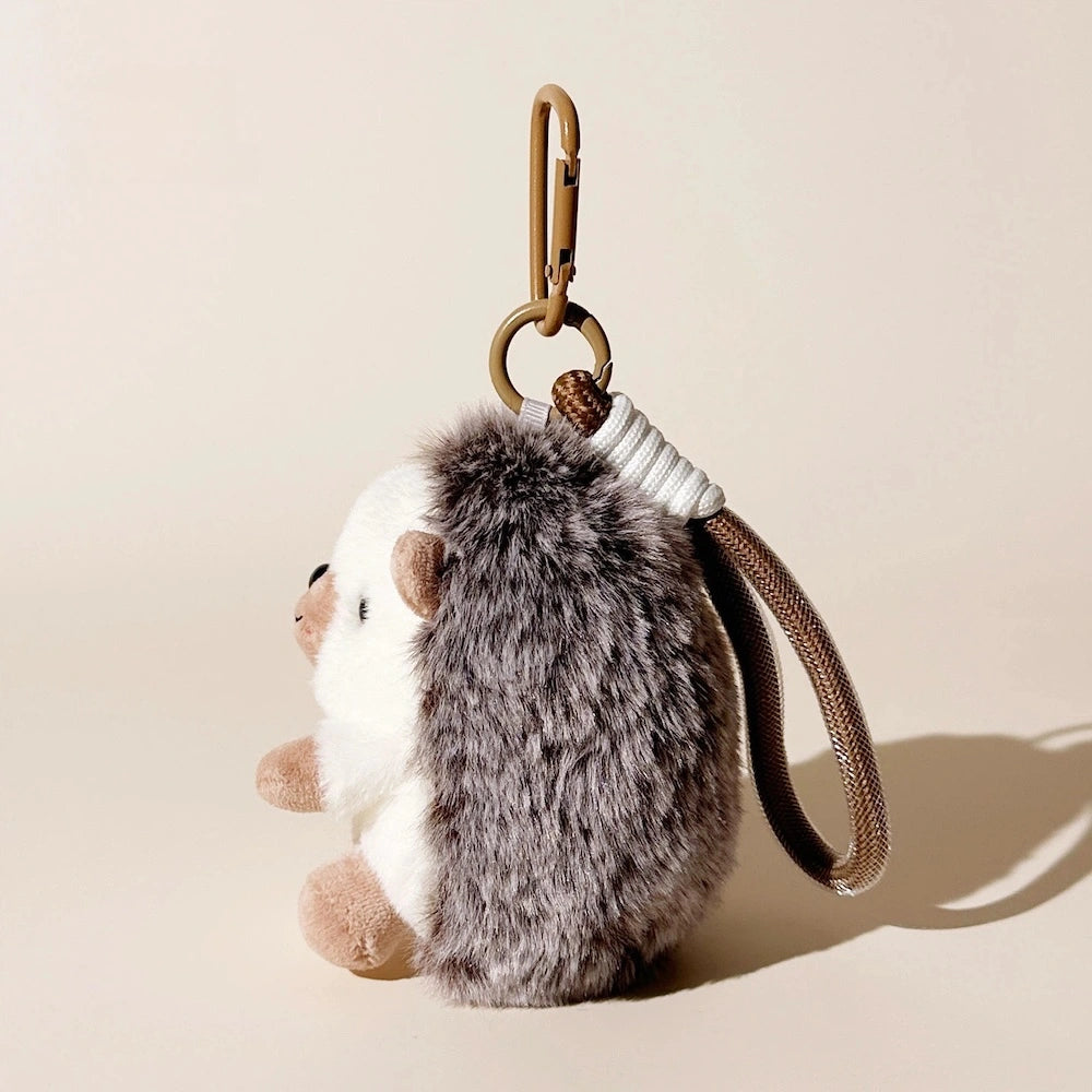 Little Hedgehog Plush Bag Charm - product image 4 showing the little hedgehog bag charm