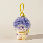 Fuzzy Doll Plush Bag Charm - product image 1 showing the fuzzy doll bag charm