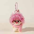 Fuzzy Doll Plush Bag Charm - product image 4 showing the fuzzy doll bag charm