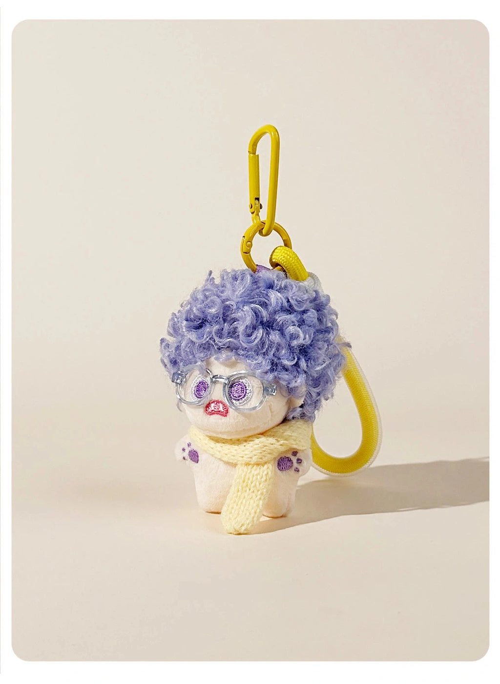 Fuzzy Doll Plush Bag Charm - product image 7 showing the fuzzy doll bag charm