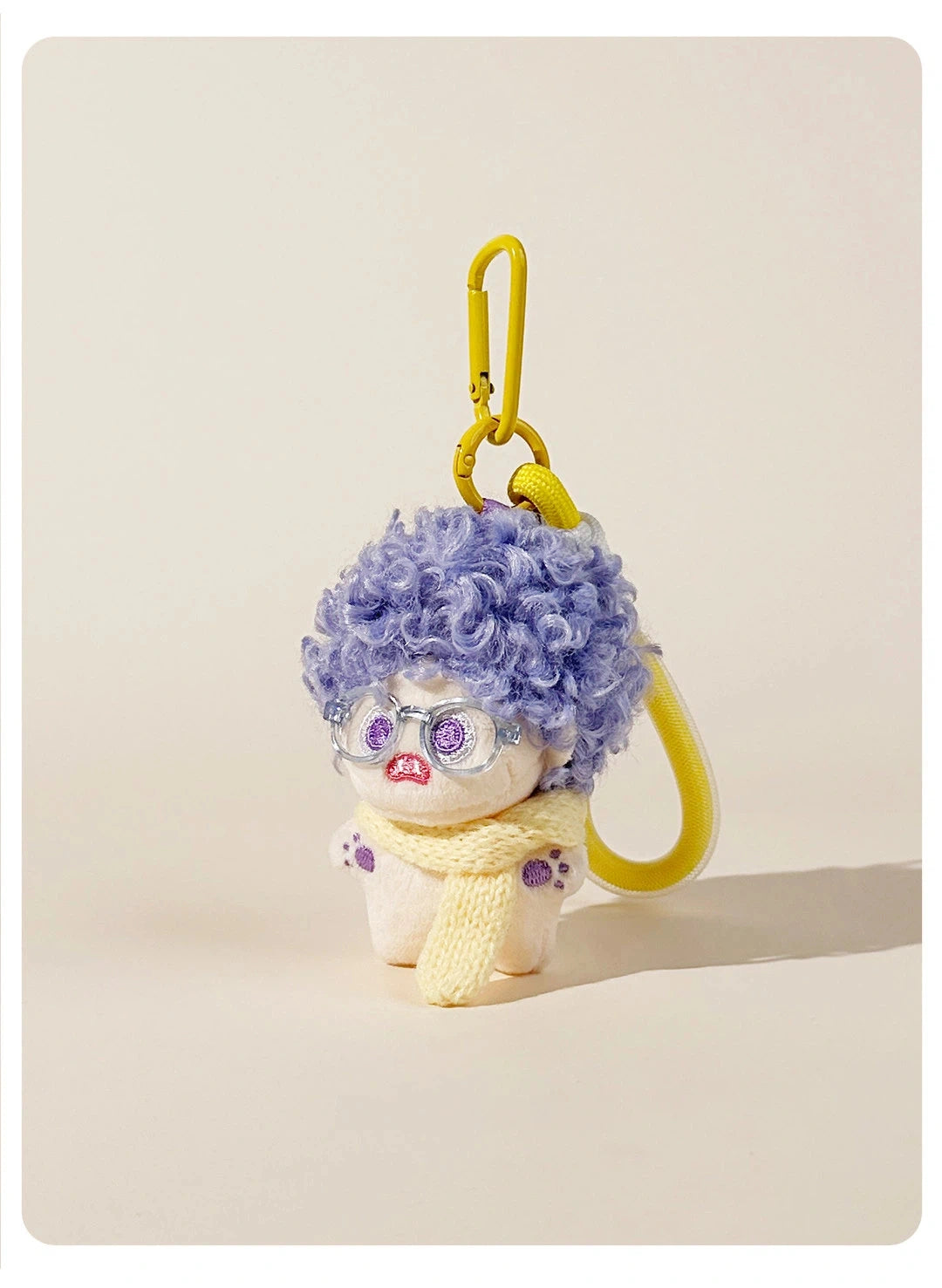 Fuzzy Doll Plush Bag Charm - product image 7 showing the fuzzy doll bag charm