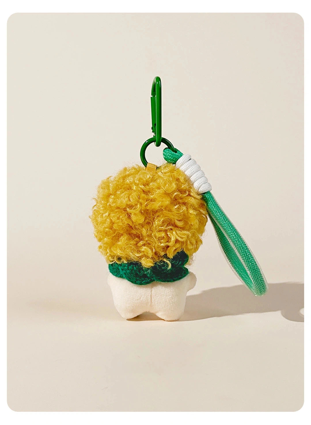 Fuzzy Doll Plush Bag Charm - product image 14 showing the fuzzy doll bag charm