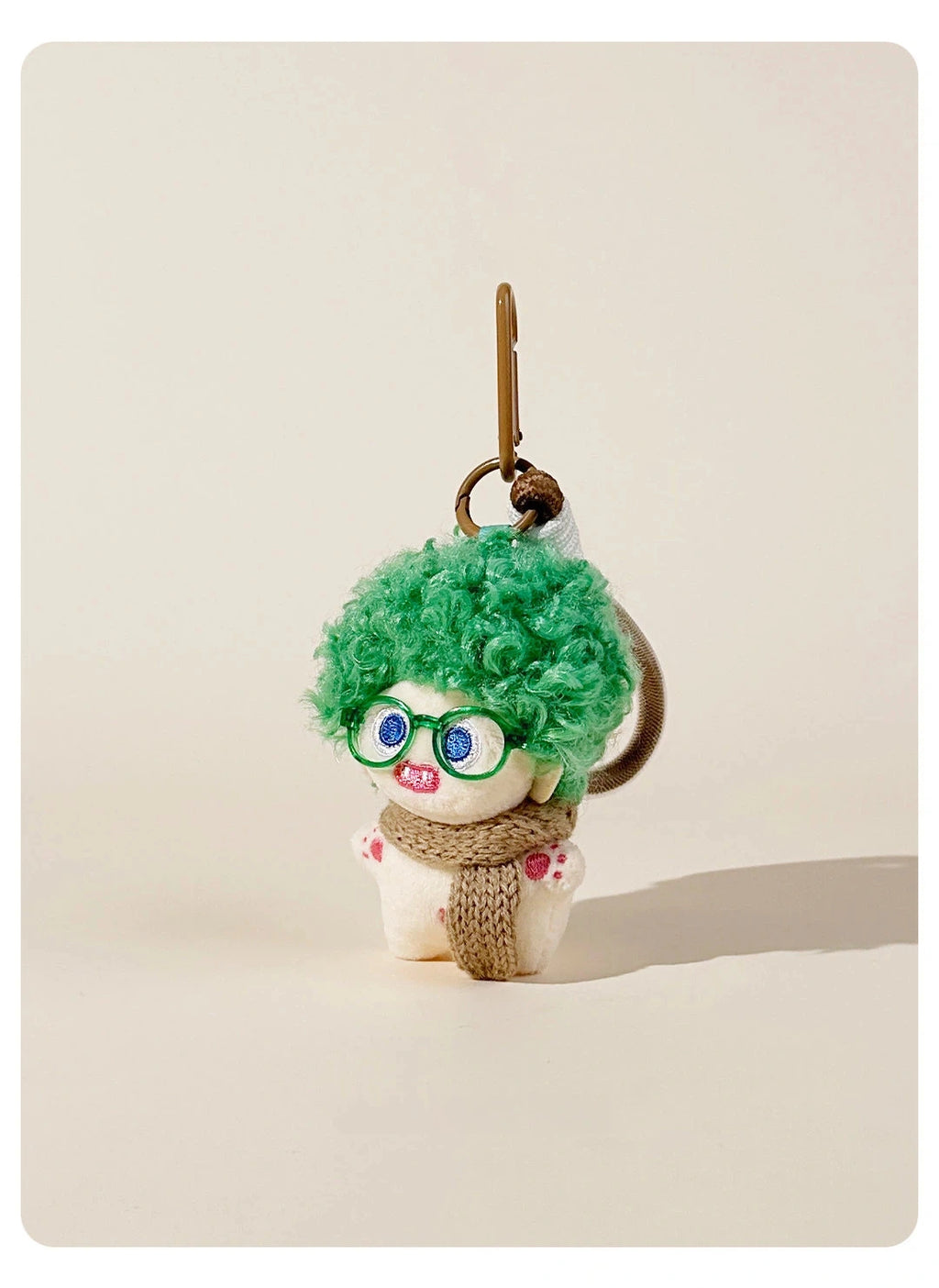 Fuzzy Doll Plush Bag Charm - product image 17 showing the fuzzy doll bag charm