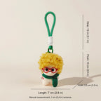 Fuzzy Doll Plush Bag Charm - Blonde Hair Doll variant