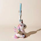 Winged Unicorn Plush Bag Charm - product image 3 showing the winged unicorn bag charm