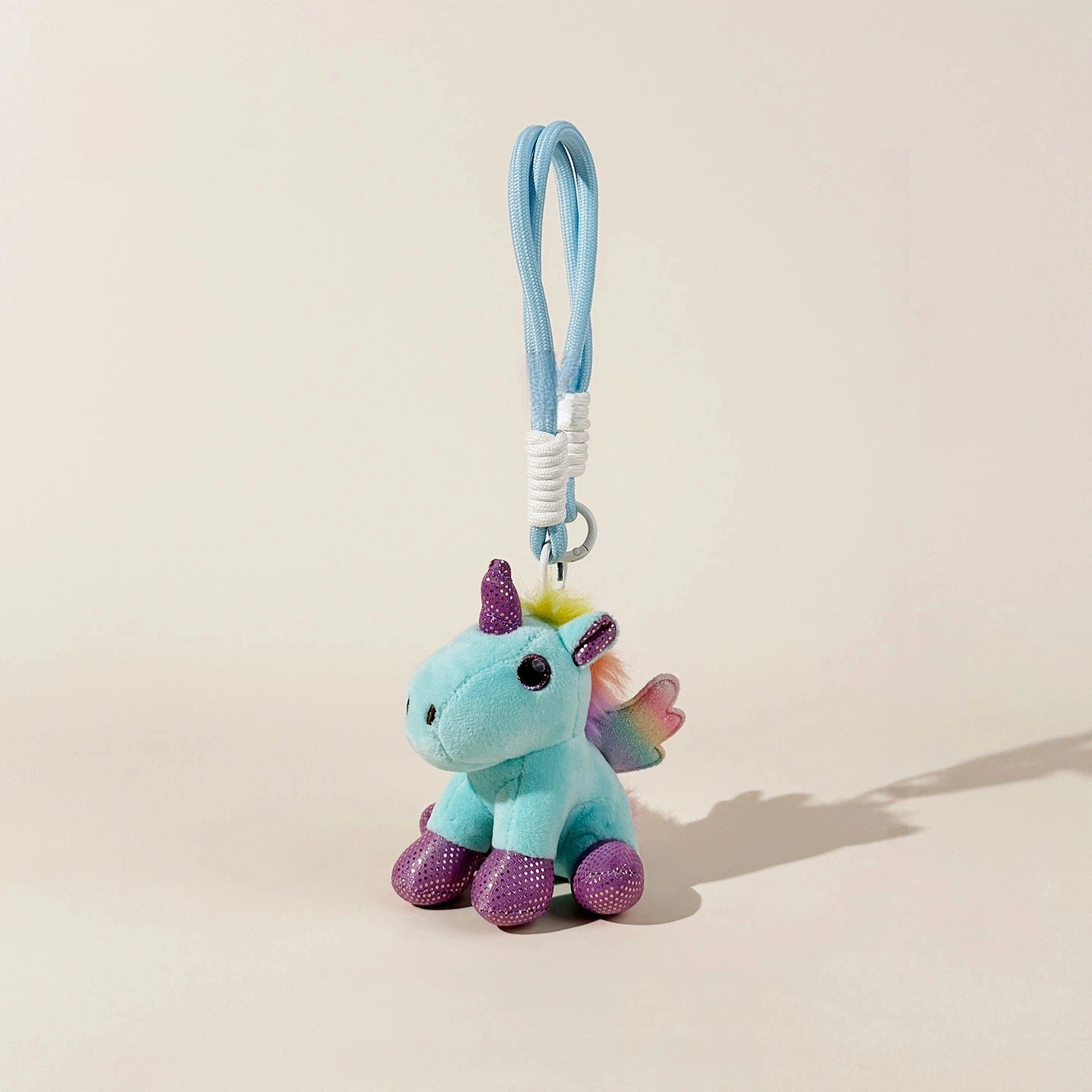 Winged Unicorn Plush Bag Charm - Sky Blue Winged Unicorn variant