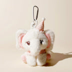 Little Elephant Plush Bag Charm - product image 2 showing the little elephant bag charm