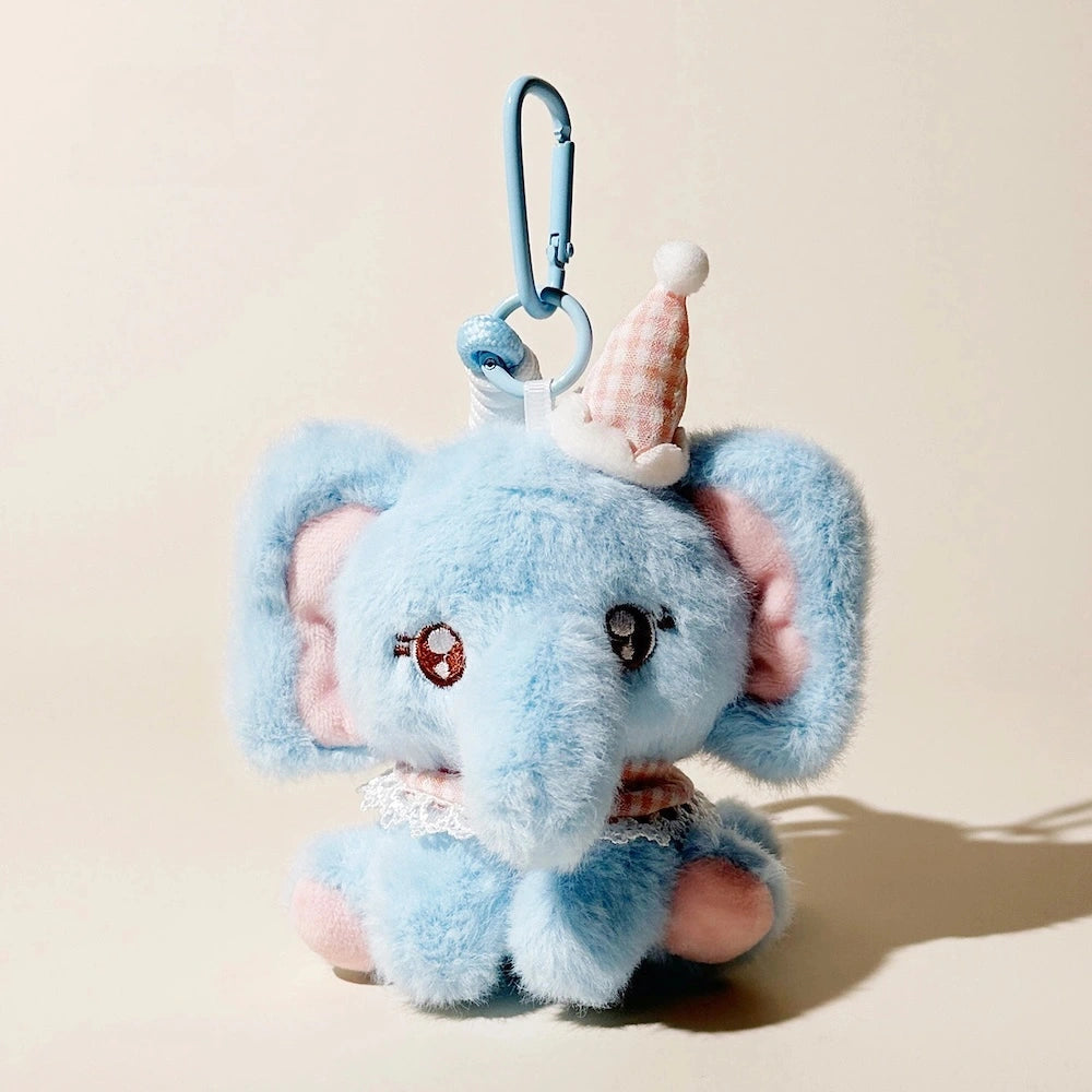 Little Elephant Plush Bag Charm - product image 4 showing the little elephant bag charm